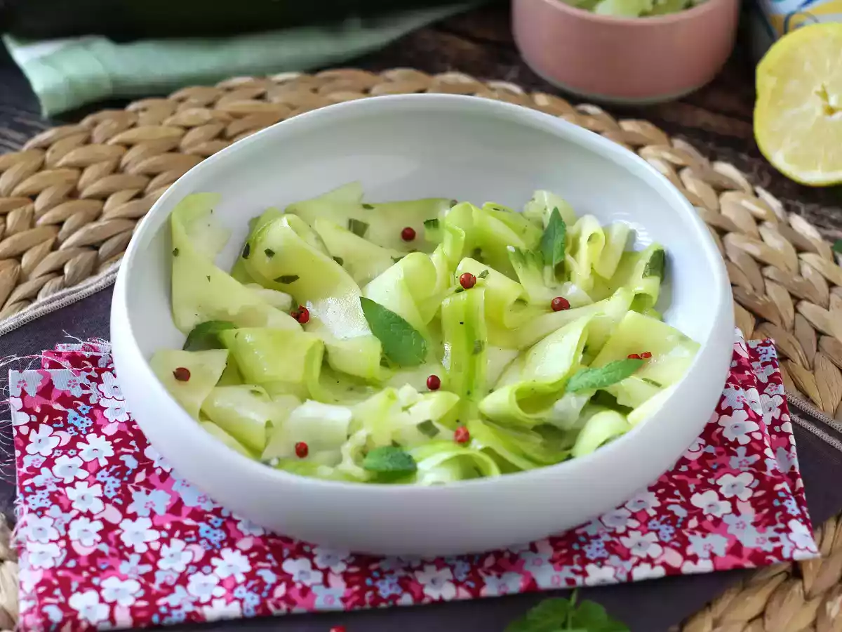 Маринованные кабачки - идеальное овощное карпаччо для лета! - фото 4