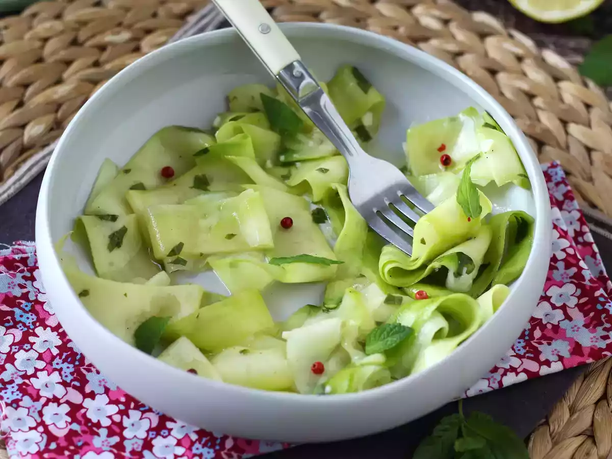 Маринованные кабачки - идеальное овощное карпаччо для лета! - фото 5