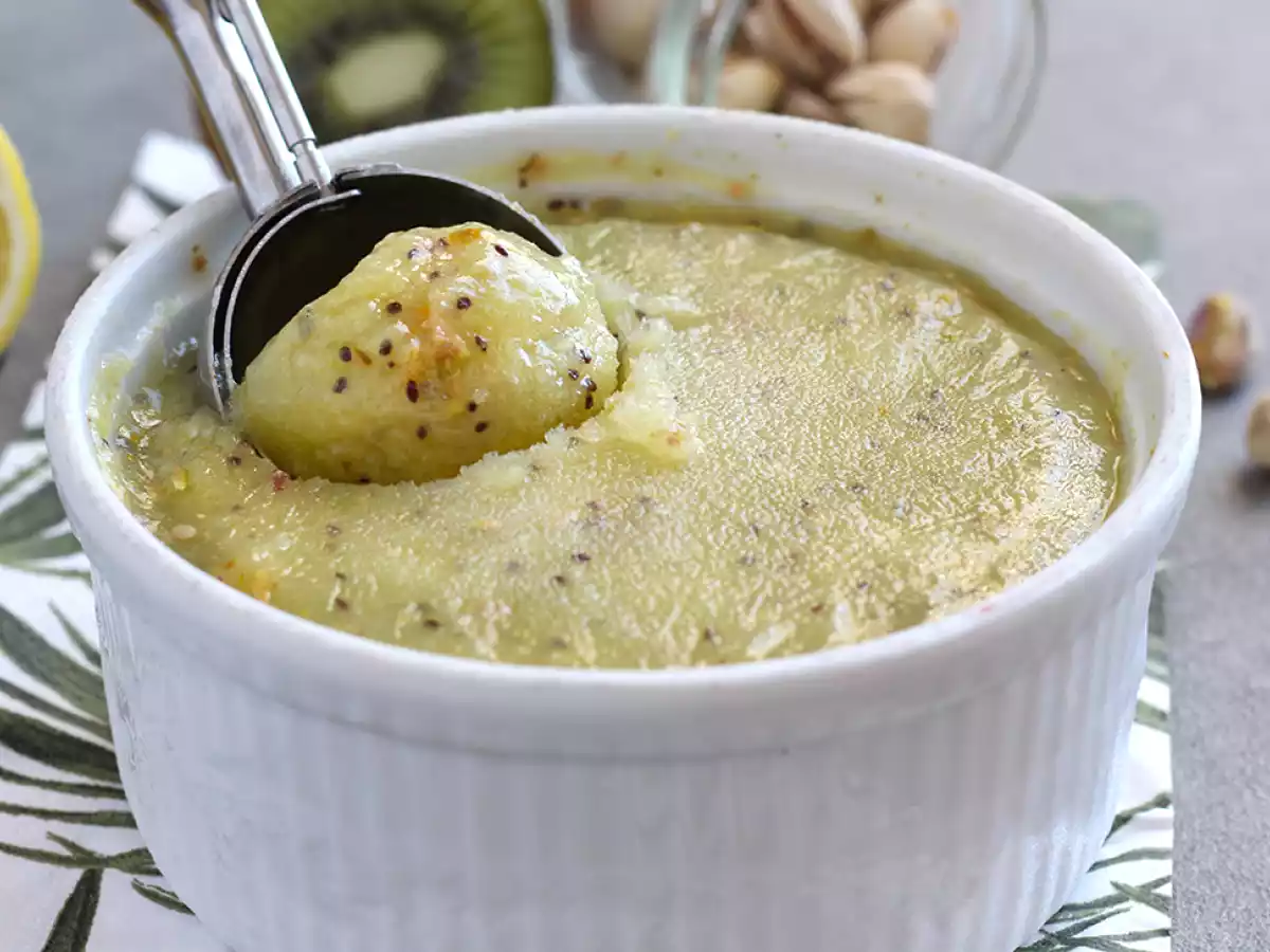 Мороженое с киви