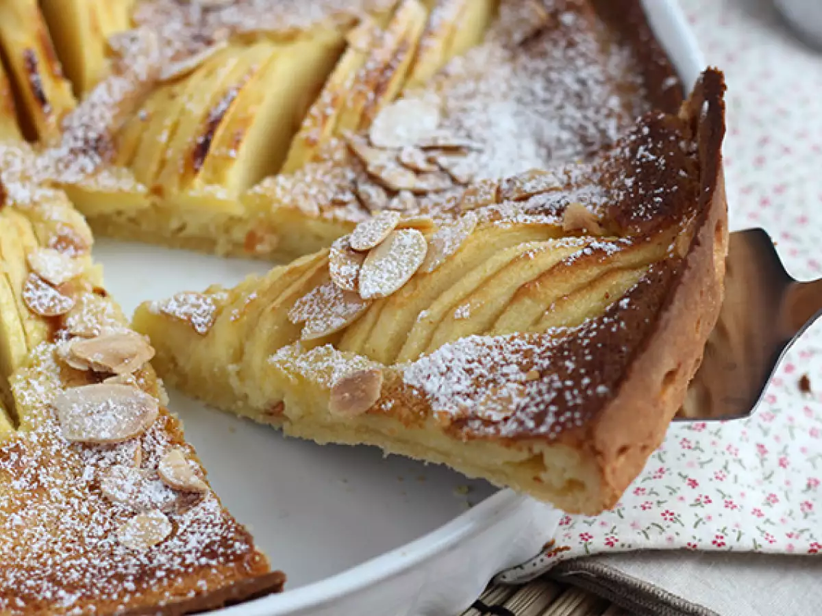 Нормандский яблочно-миндальный тарт (Tarte normande) - фото 2