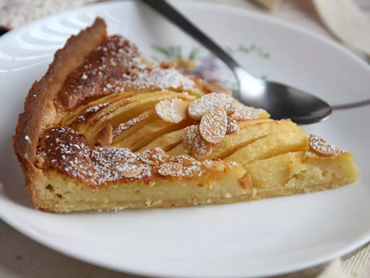 Нормандский яблочно-миндальный тарт (Tarte normande) - фото 4