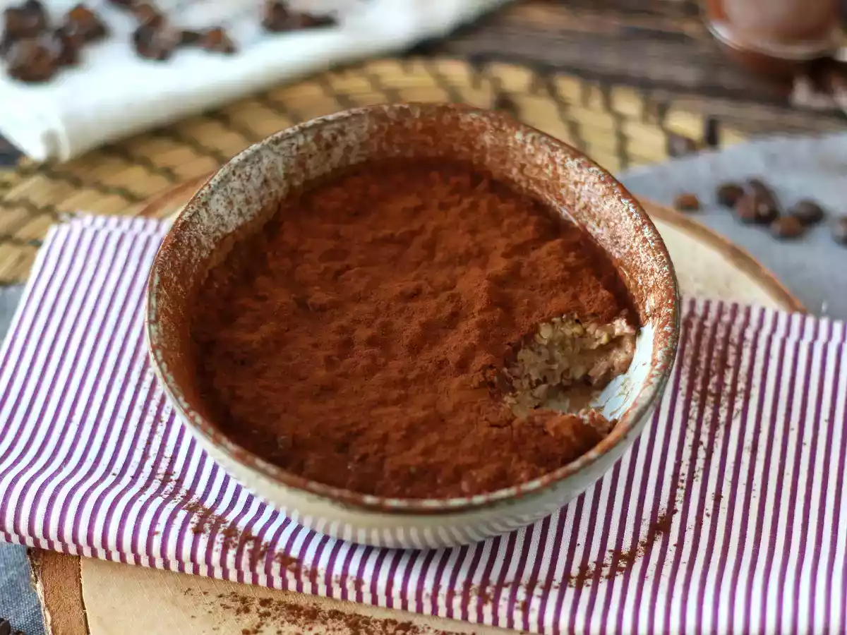 Овсяные хлопья на ночь со вкусом тирамису - идеальный завтрак с кофе и какао! - фото 4