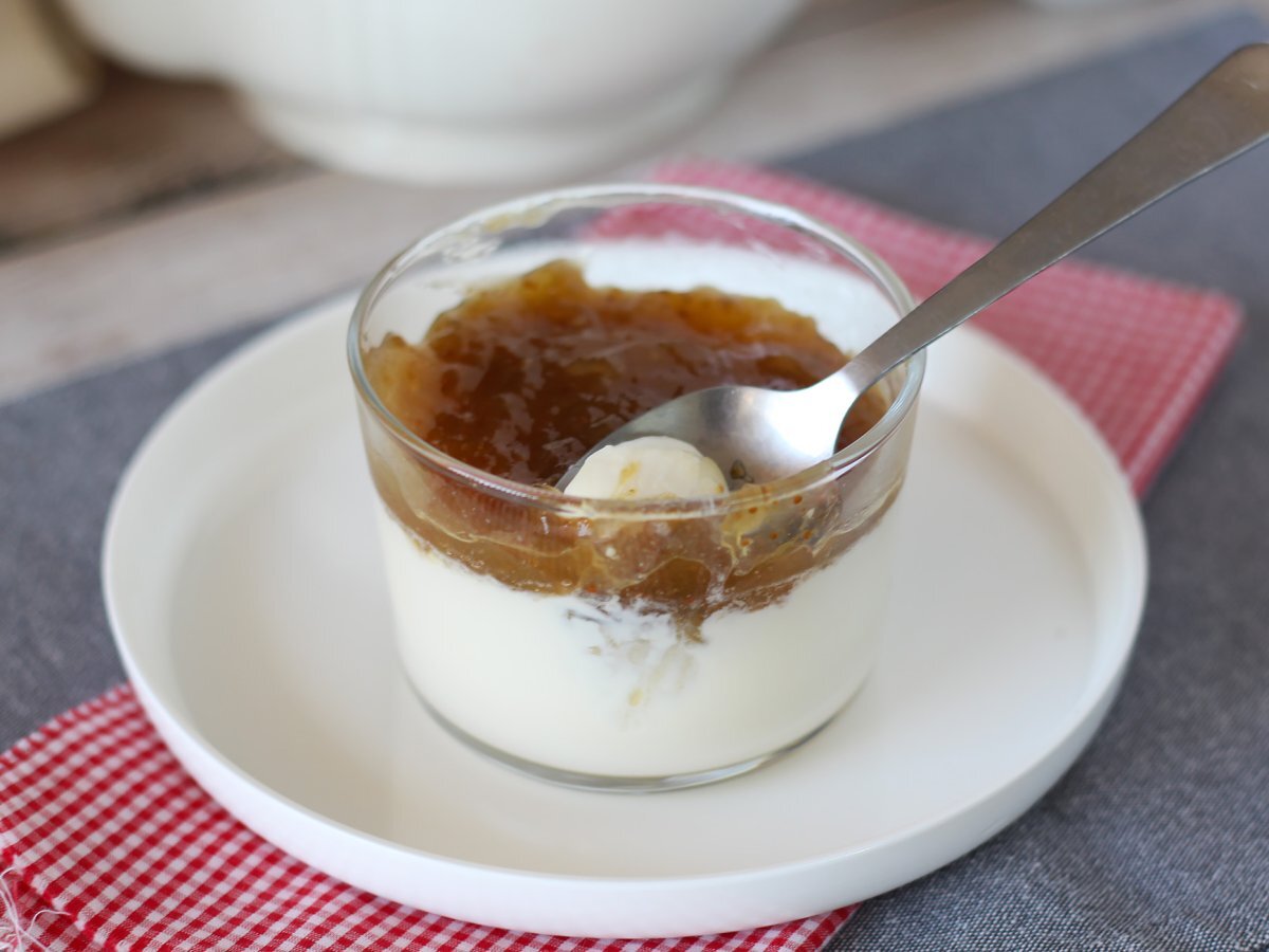 Panna cotta à la vanille et coulis de figue - фото 3
