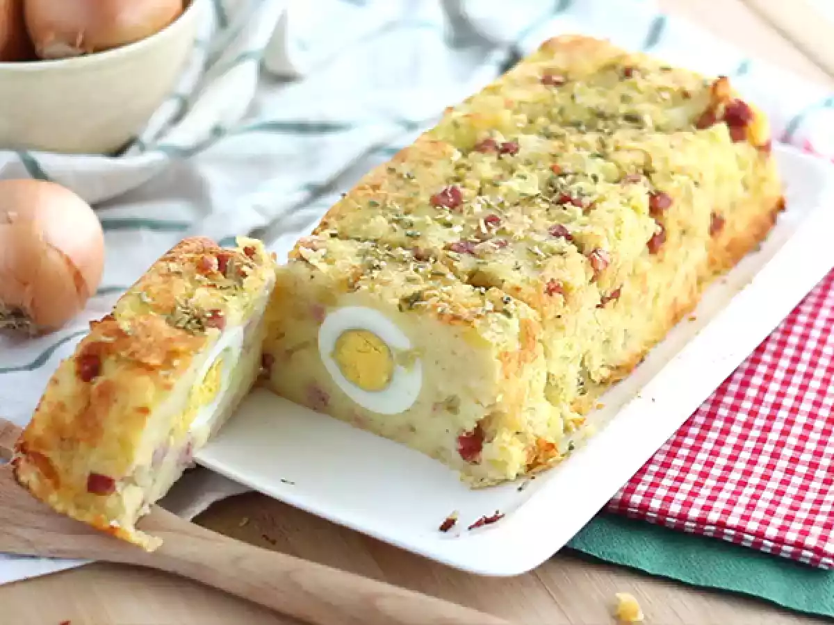 Пасхальный картофельный террин