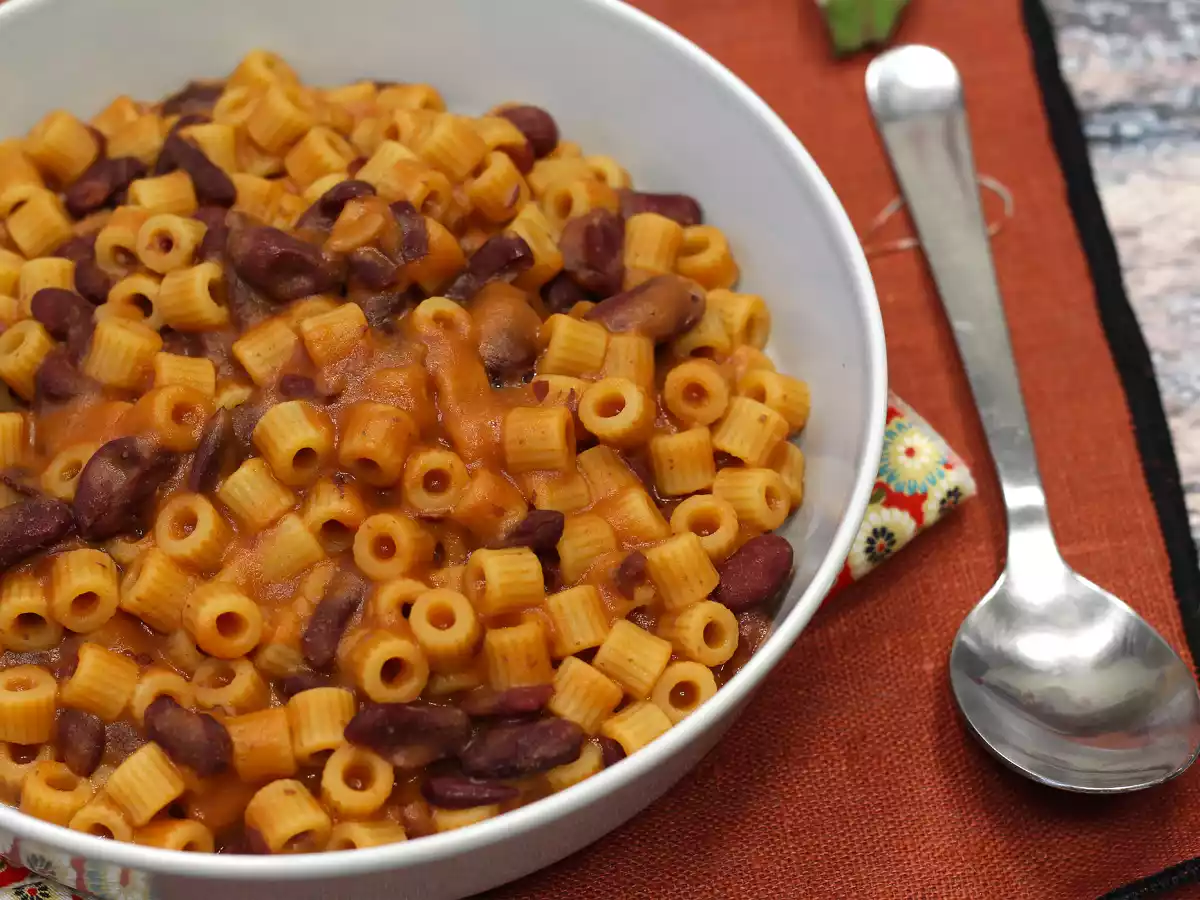 Pasta e fagioli, быстрый и сливочный рецепт - фото 2