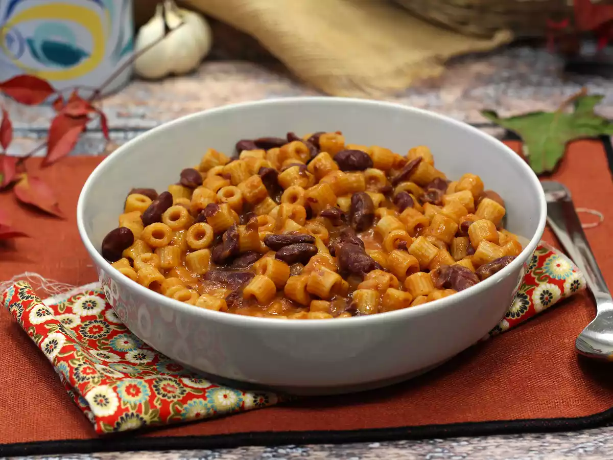 Pasta e fagioli, быстрый и сливочный рецепт - фото 4