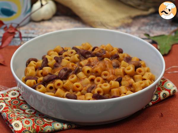 Pasta e fagioli, быстрый и сливочный рецепт