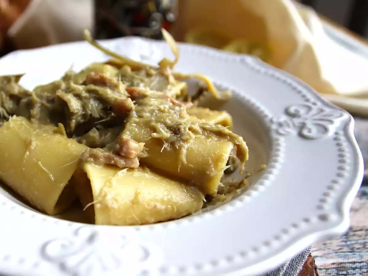 Паста с артишоками и беконом - вкусное и простое в приготовлении первое блюдо - фото 4