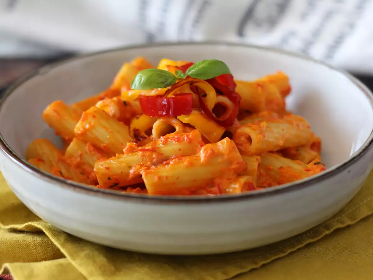 Паста с перцем и сыром «Филадельфия» — быстро, вкусно и нежно - фото 4