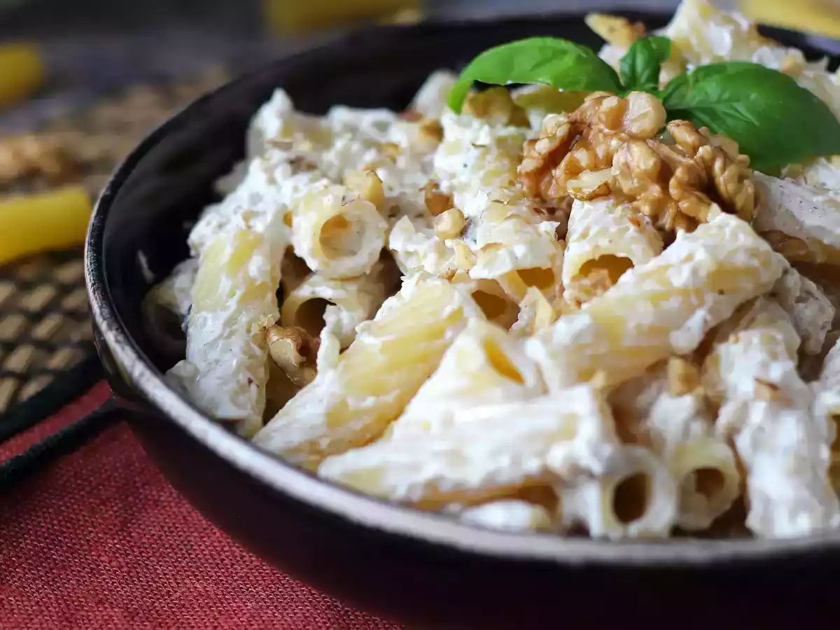 Паста с рикоттой и грецкими орехами: сливочная и хрустящая - фото 3