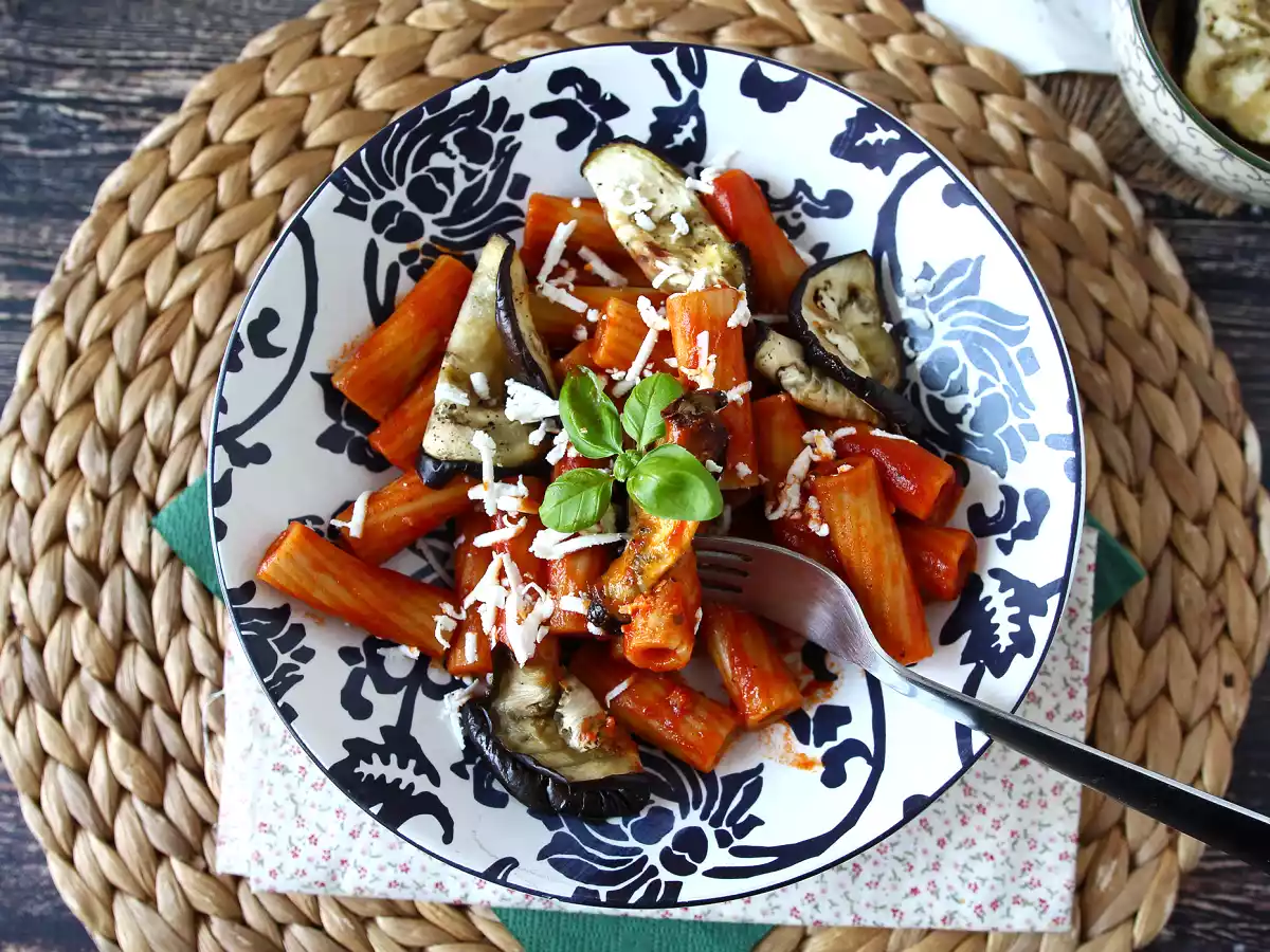 Паста Сицилиана с баклажанами, простая и легкая версия - Pasta alla Norma - фото 3