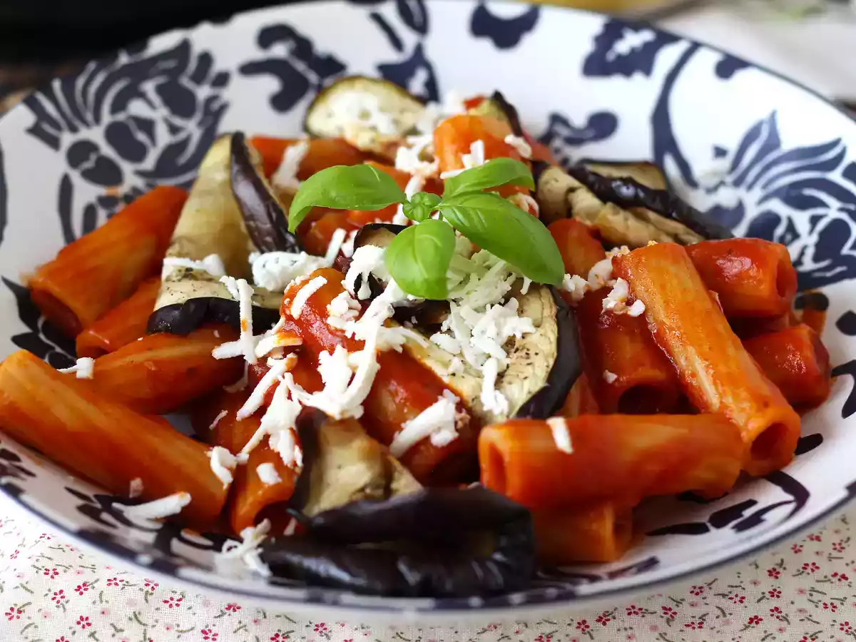Паста Сицилиана с баклажанами, простая и легкая версия - Pasta alla Norma - фото 5