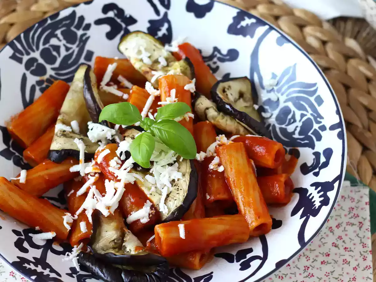 Паста Сицилиана с баклажанами, простая и легкая версия - Pasta alla Norma - фото 7