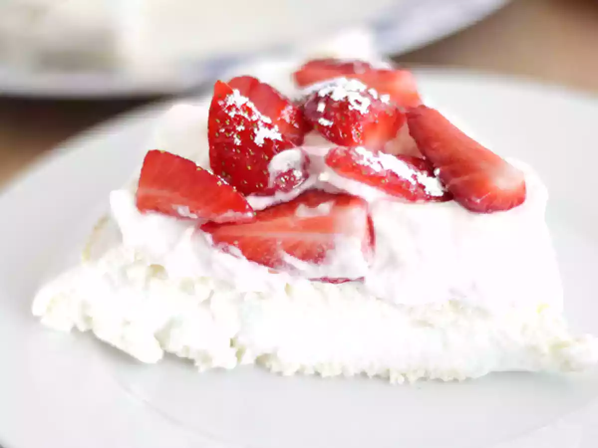 Pavlova aux fraises facile - фото 3