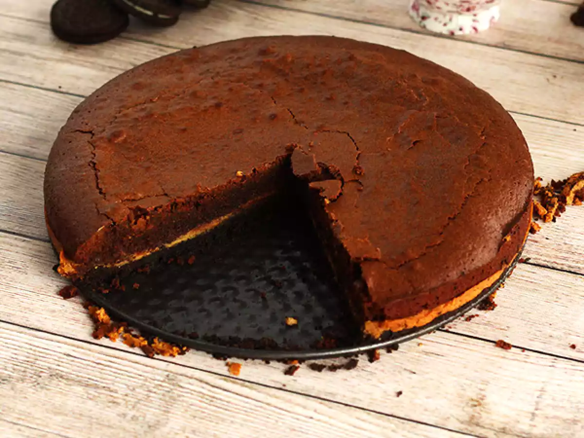 Пирожное с арахисовым маслом и печеньем Орео