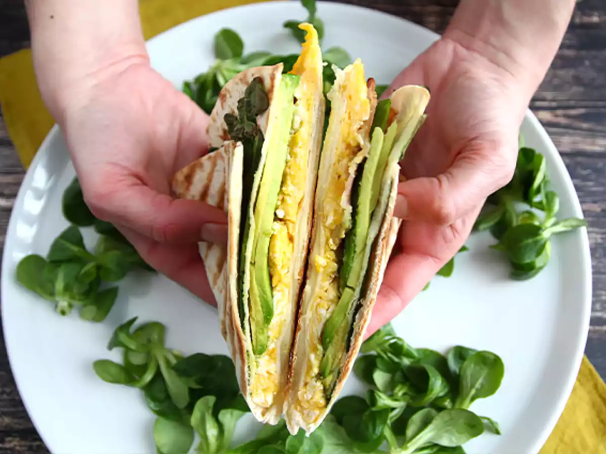 Поджаренная обертка в стиле бранч - Tortilla Wrap Hack