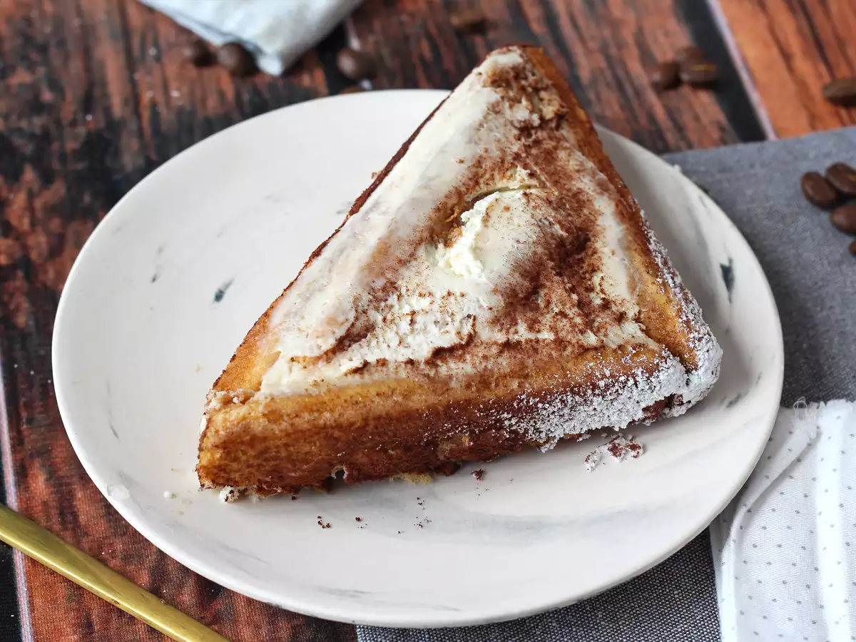 Полено в форме тирамису без формы для любителей кофе - фото 2