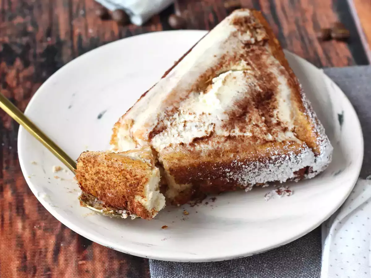 Полено в форме тирамису без формы для любителей кофе - фото 6