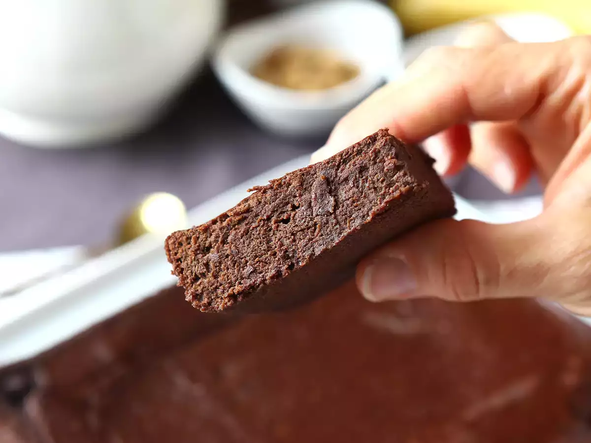 Протеиновый брауни с шоколадом и красной фасолью - фото 3