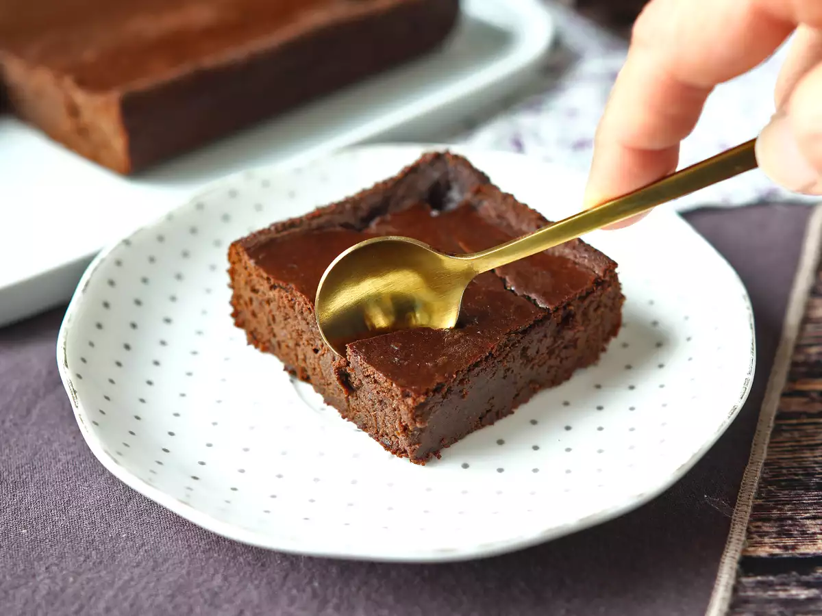 Протеиновый брауни с шоколадом и красной фасолью - фото 5