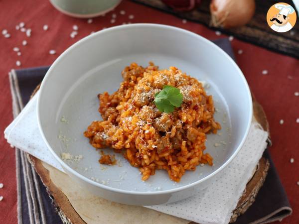 Ризотто 'ндуджа с колбасой, первое блюдо с насыщенным вкусом - фото 5