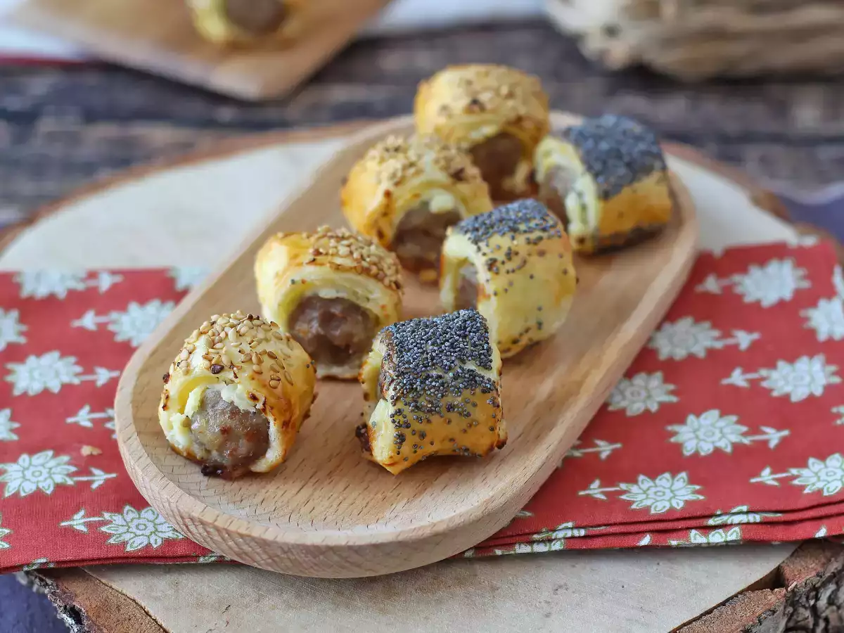 Рустики с колбасой и сыром, приготовленные в фритюрнице с циркуляцией воздуха - фото 4