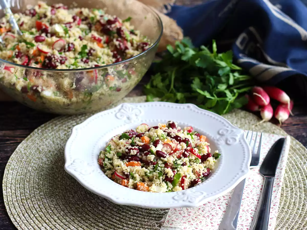 Салат с кускусом - простое, полезное и яркое блюдо! - фото 5