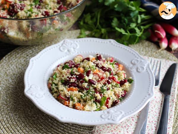 Салат с кускусом - простое, полезное и яркое блюдо!