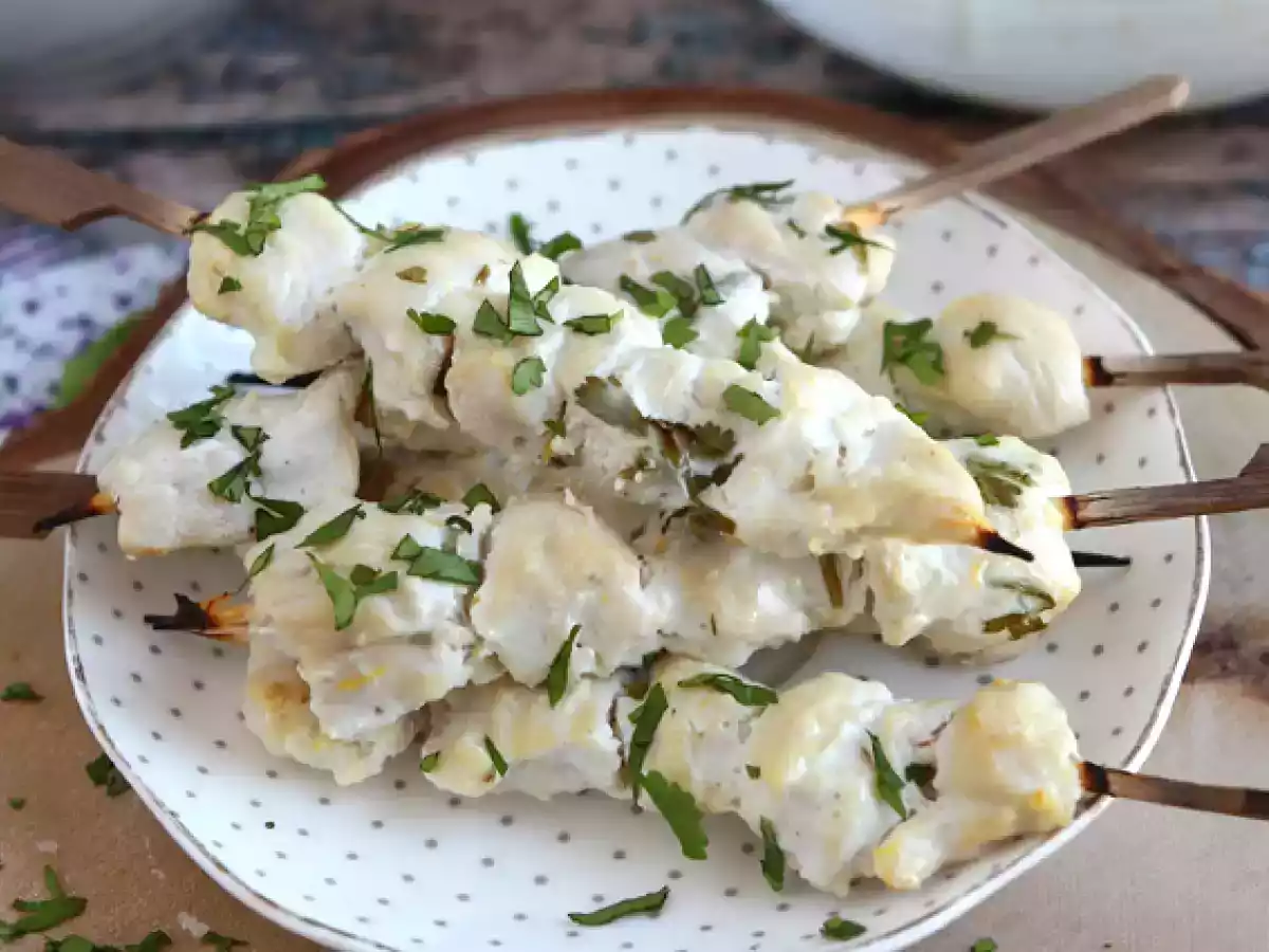 Шампуры с маринованной курицей в йогуртово-лимонном соусе - фото 3