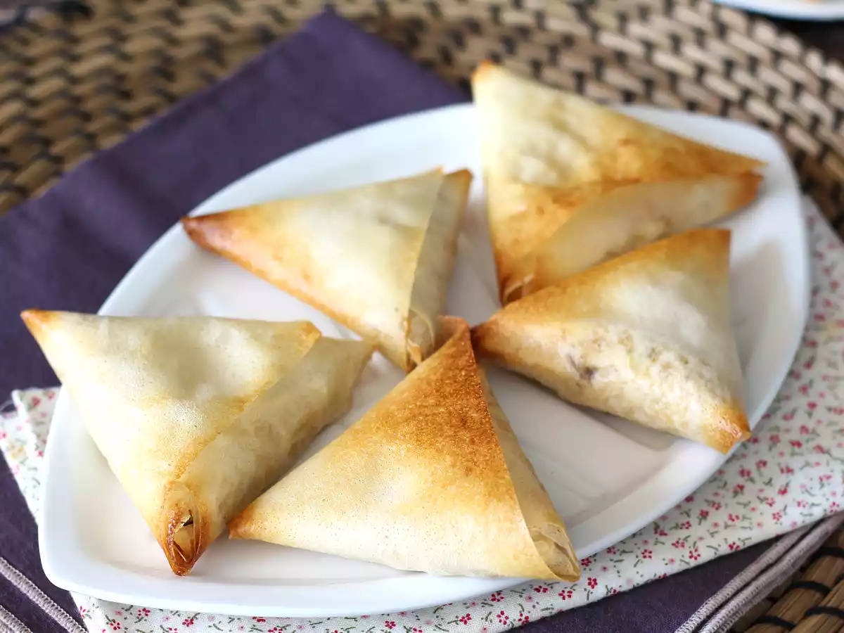 Самусы со скумбрией и фромажем