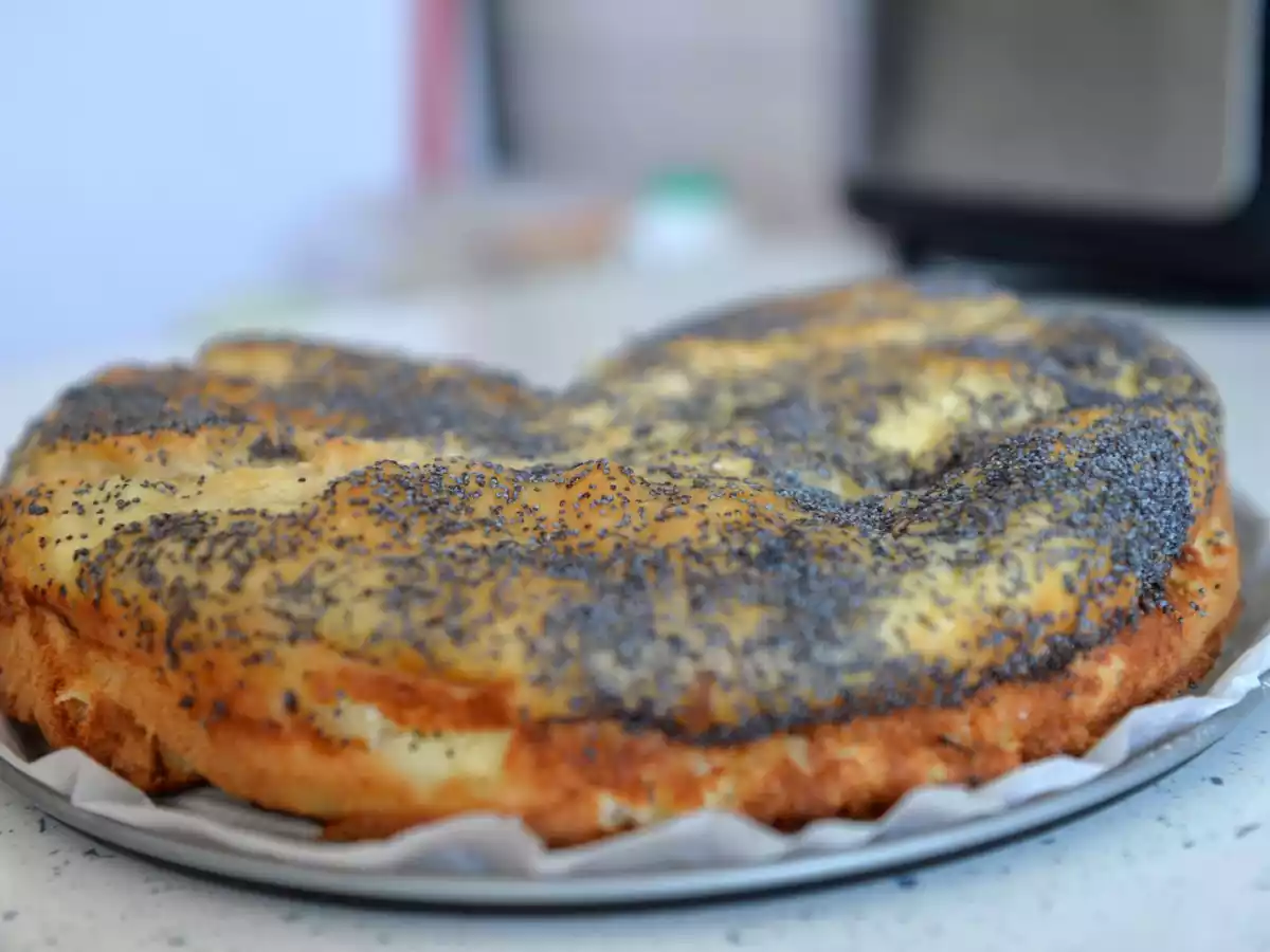 Сладкий пирог с сыром и йогуртом и маковой корочкой - фото 2