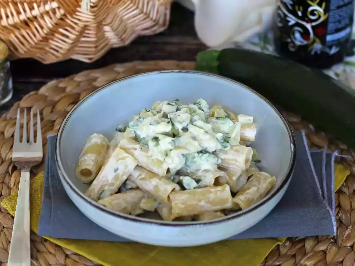Сливочная паста с кабачками, вкусный и очень быстрый рецепт - фото 2