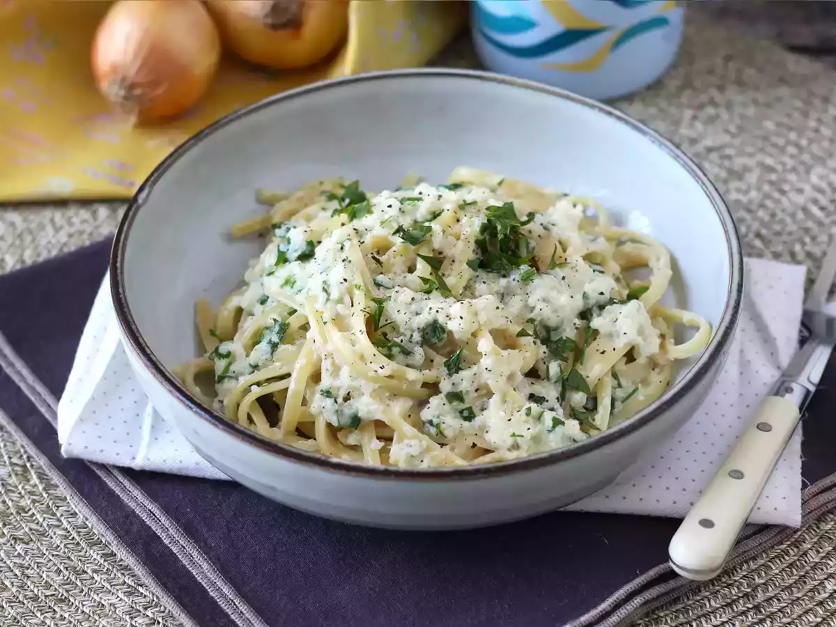 Сливочно-луковая паста: вкусное и недорогое первое блюдо! - фото 5