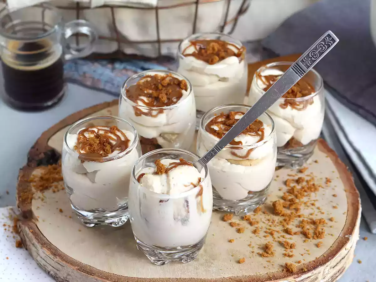 Стаканы с муссом Спекулус