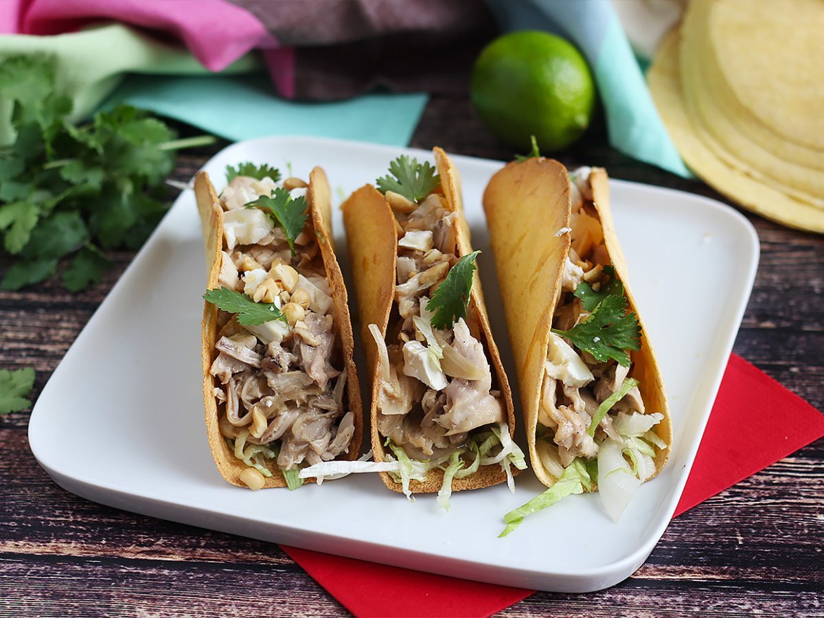 Tacos crujientes con pollo en salsa satay - фото 4