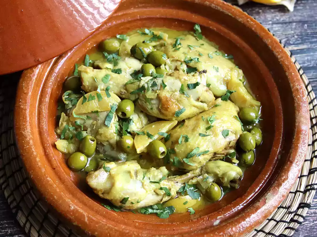 Тажин с курицей, лимоном и оливками (очень простой в приготовлении!) - фото 3