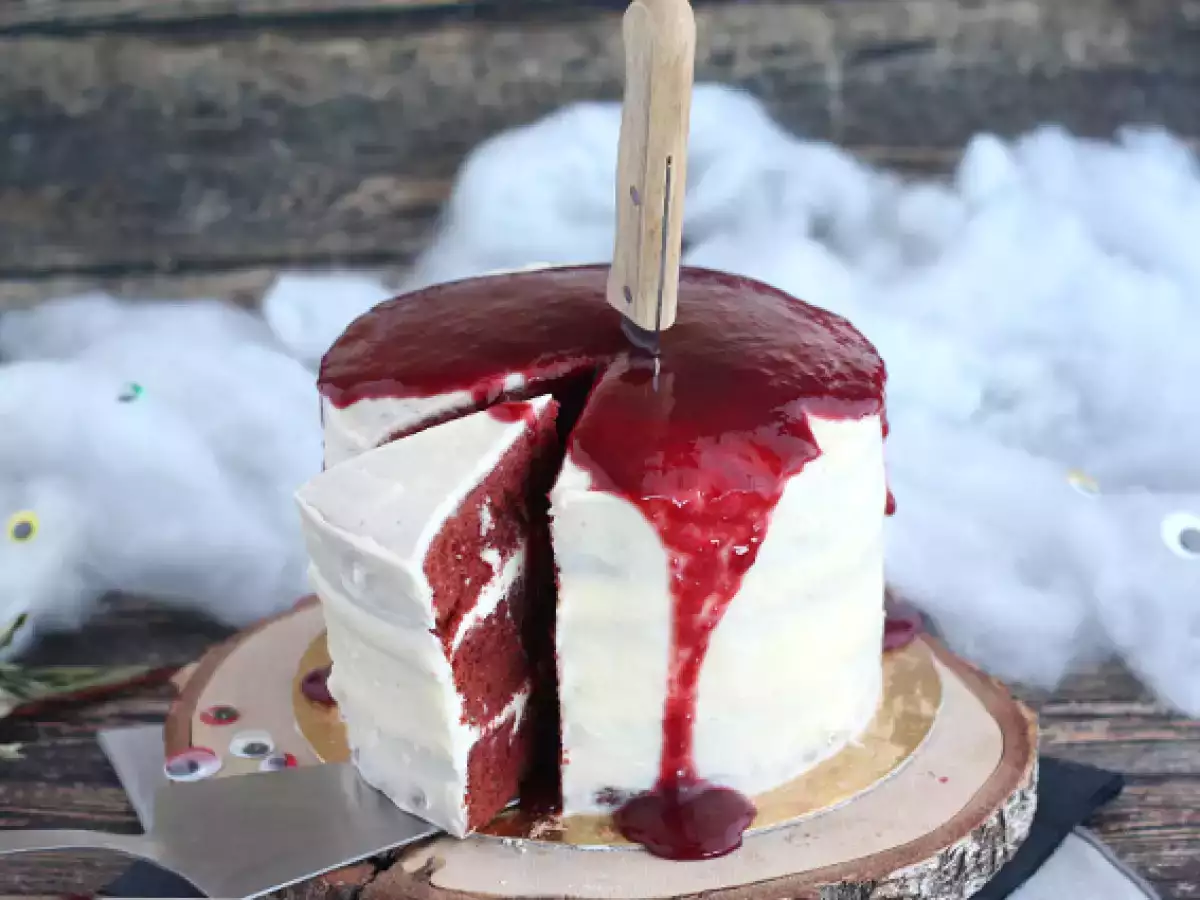 Торт «Red Velvet» специально к Хэллоуину!