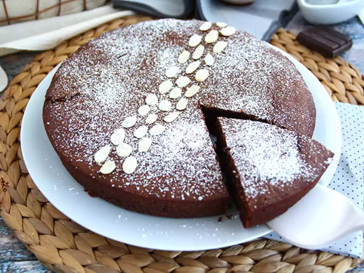 Torta caprese fondante - фото 5