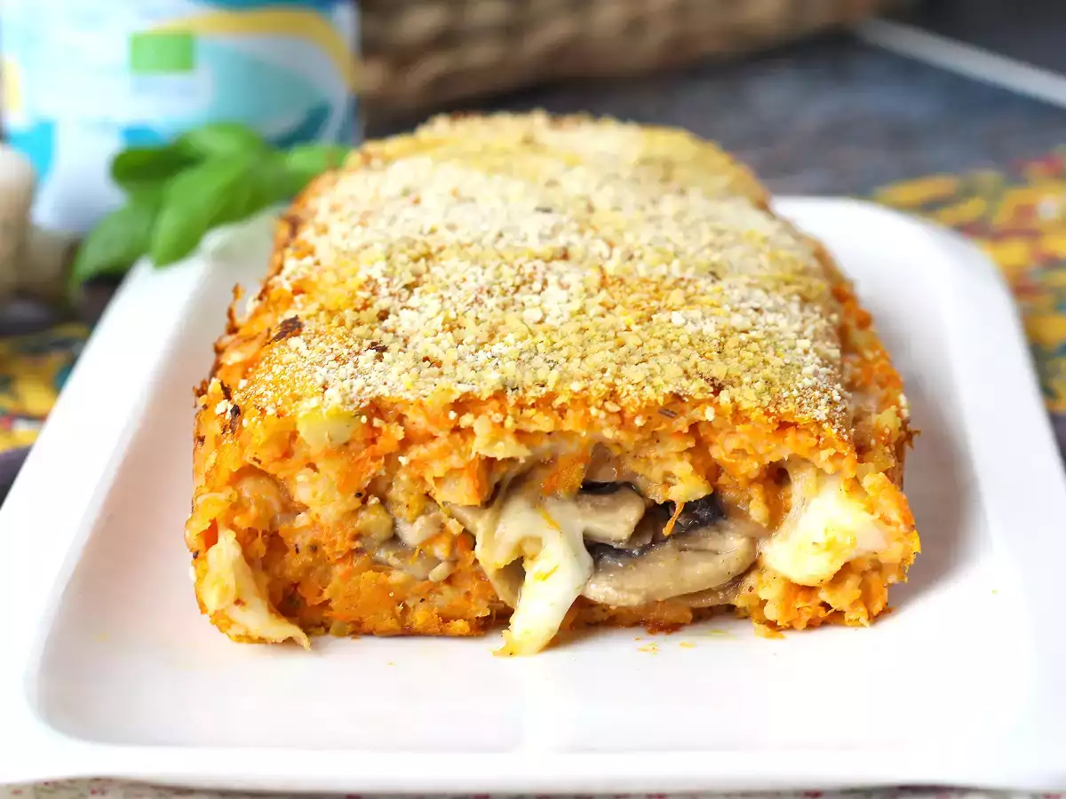Тыквенный мясной рулет с грибами и жилистым сыром скаморца: вкусный и простой рецепт запекания - фото 3