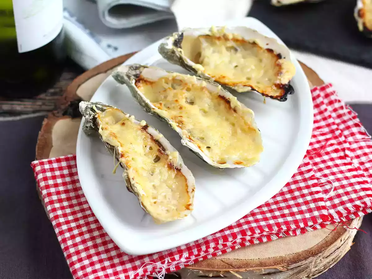 Устрицы au gratin для гурманов