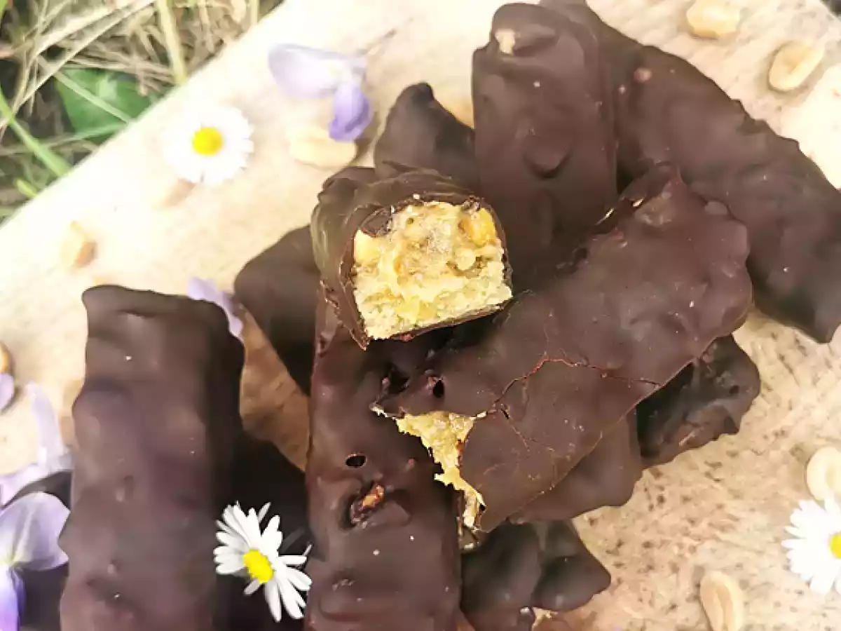 Веганские и безглютеновые домашние батончики Сникерс