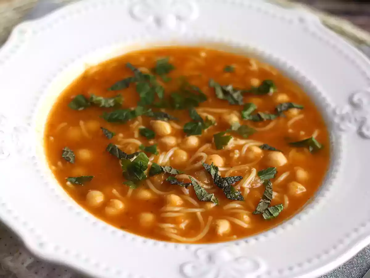 Вегетарианская чорба, ароматный и вкусный суп! - фото 4