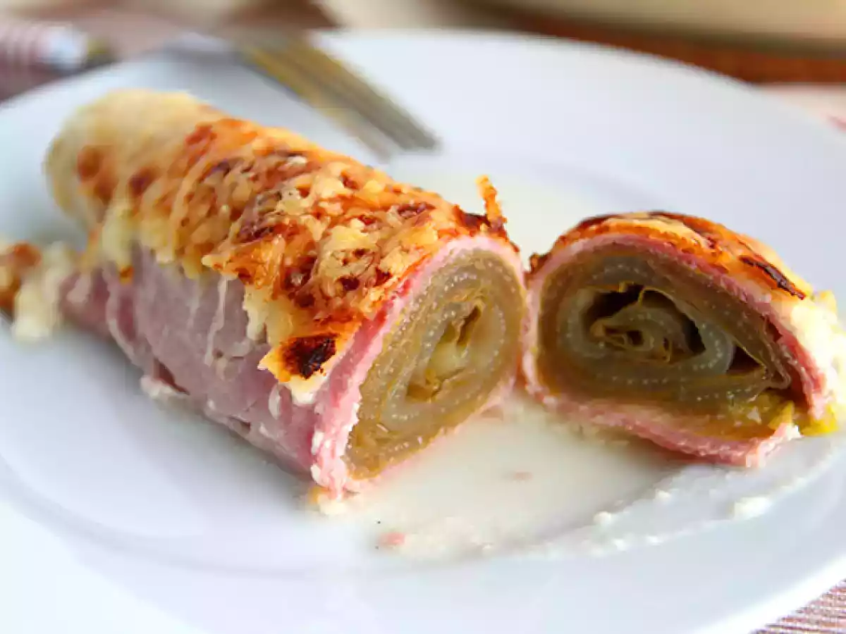 Ветчина эндивий au gratin