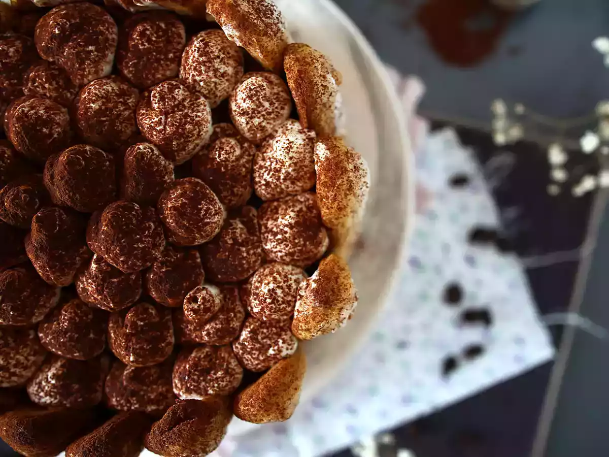 Вкусная шарлотка в стиле тирамису без яиц - фото 5