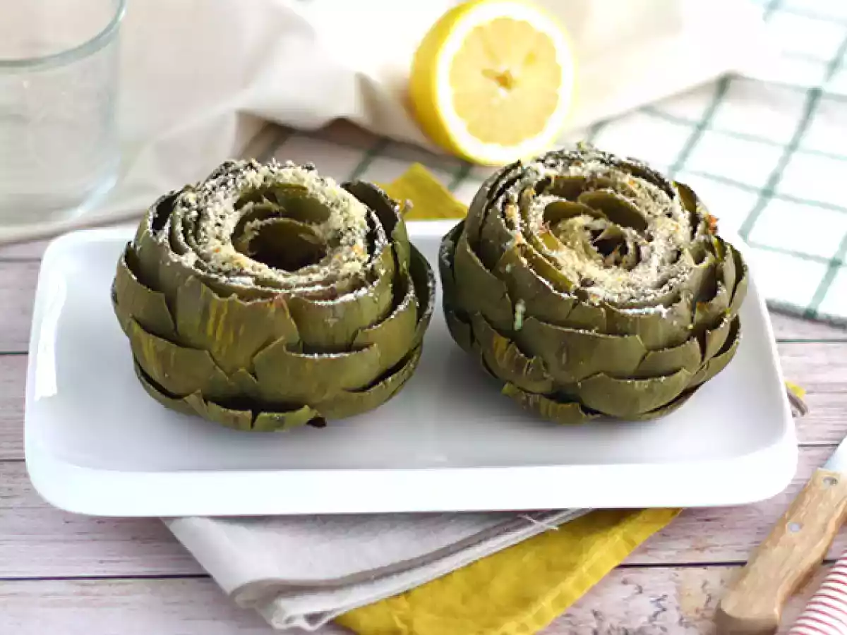 Запеченные артишоки