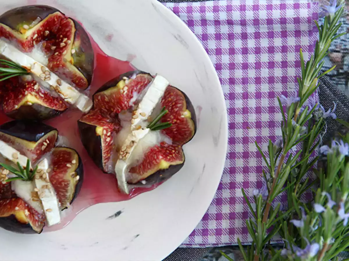 Запечённый инжир с козьим сыром и мёдом - фото 3